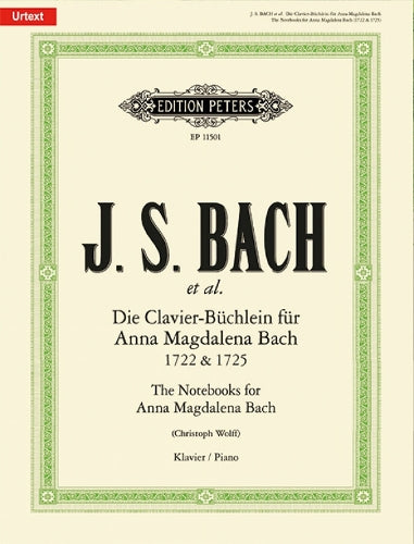 Notebooks For Anna Magdalena Bach 1722 1