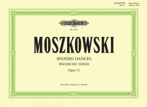 Spanish Dances Op. 12 for Piano Duet (Edition Peters