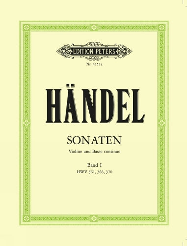 Sonatas For Violin & Continuo