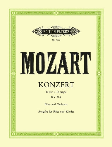 Flute Concerto No 2 In D With Cadenzas K