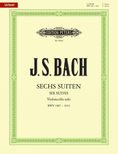 Cello Suites BWV 1007-1012 for Cello Solo: Sheet (Edition Peters