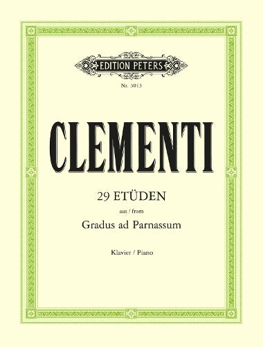 29 Studies From Gradus Ad Parnassum