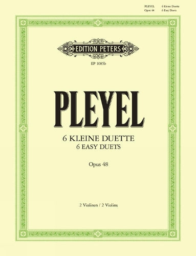 6 small duo op.48: for 2 violin voices