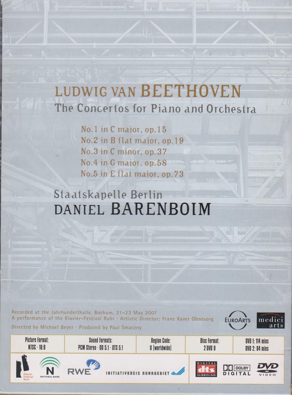 Beethoven Piano Concertos 1-5: Staatskapelle Berlin (Barenboim)