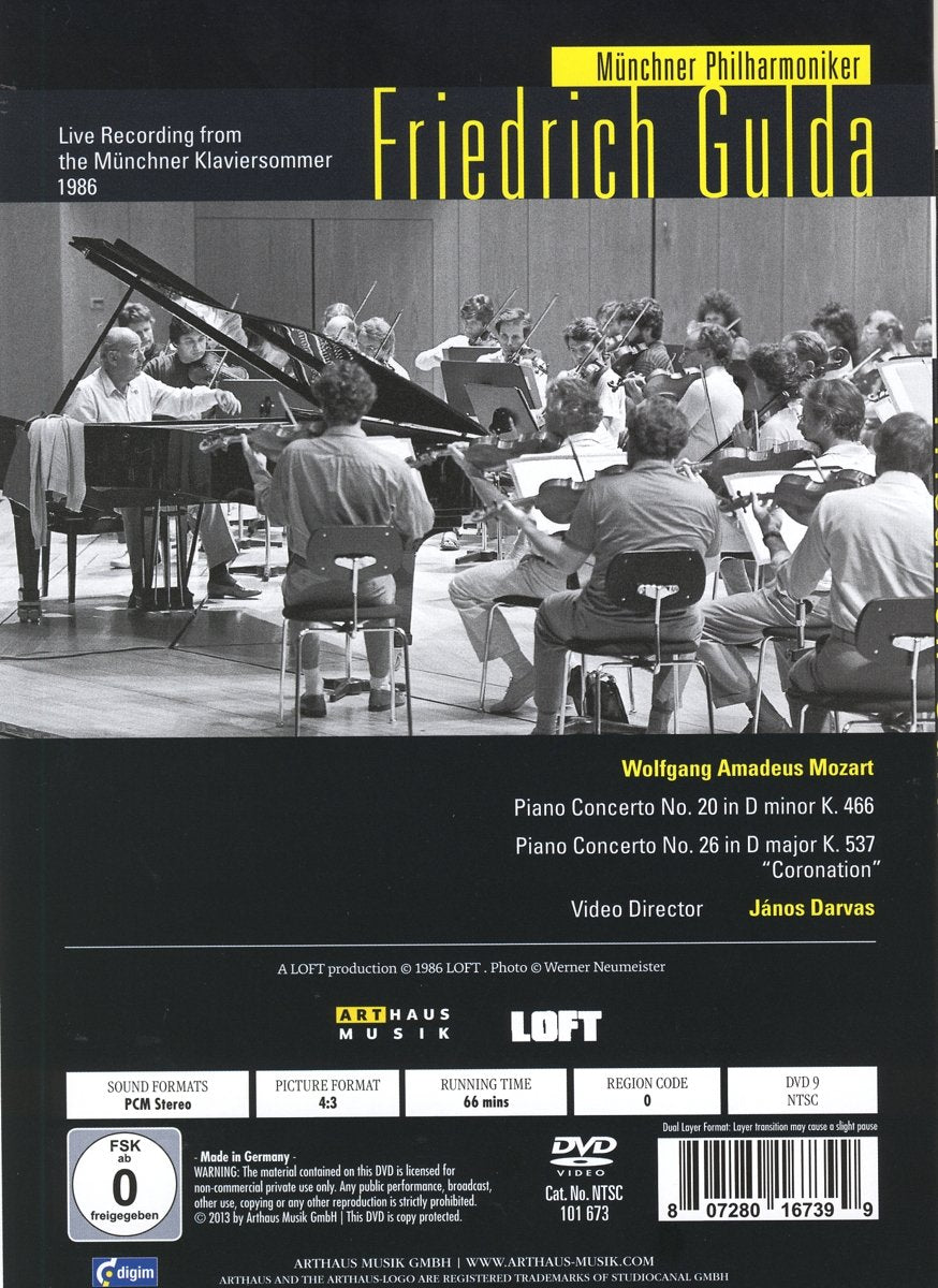 Friedrich Gulda: Klavierkonzerte 20+26 (Münchner Klaviersommer 1986