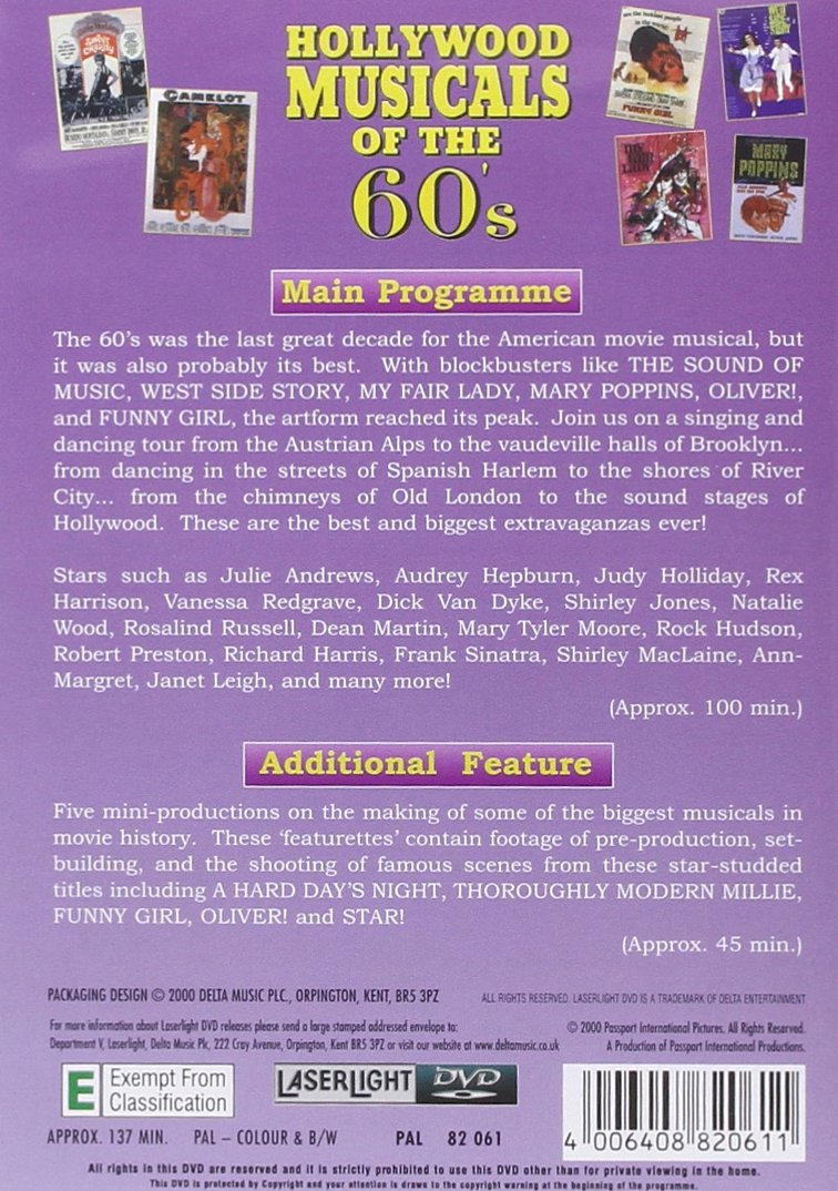 Hollywood Musicals of the 60's