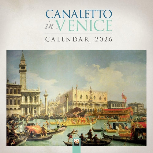 Canaletto in Venice Wall Calendar 2026 (Art Calendar