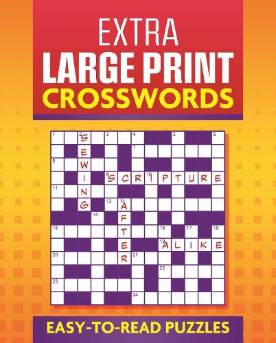 Extra Large Print Crosswords