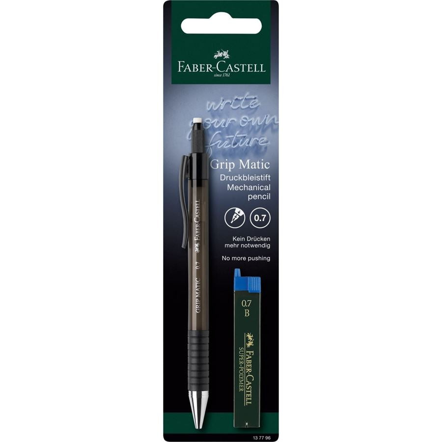 Faber Castell Mechanical Pencil Grip Matic 1377 plus12 leads 0.7mm BC