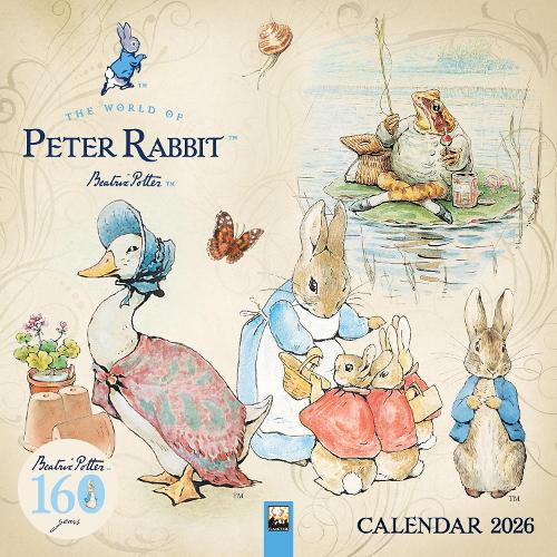 The World of Peter Rabbit Wall Calendar 2026 (Art Calendar