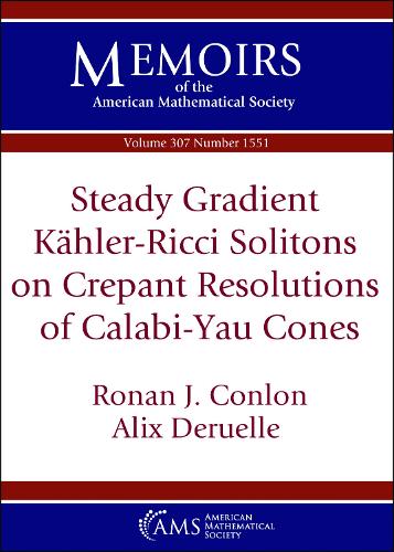 Steady Gradient Kahler-Ricci Solitons on Crepant Resolutions of Calabi-Yau Cones