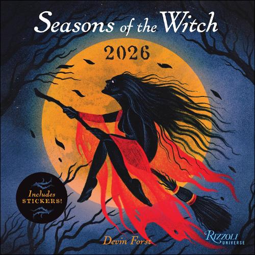 Seasons of the Witch 2026 Wall Calendar (Includes Stickers