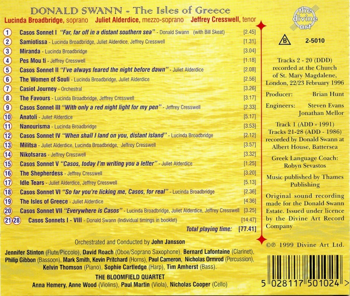Swann/the Isles of Greece