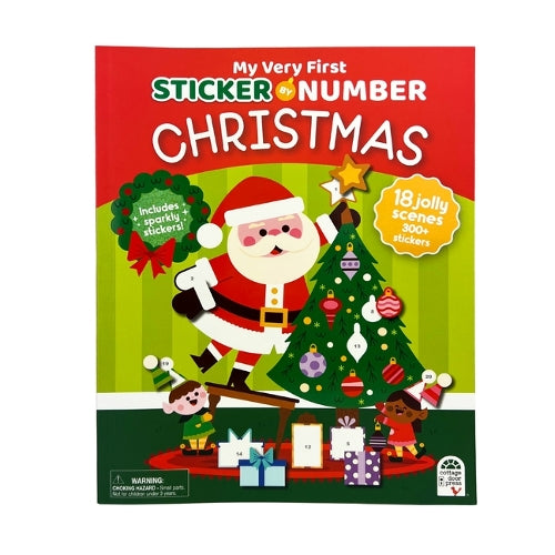 My Very First Sticker by Number Christmas