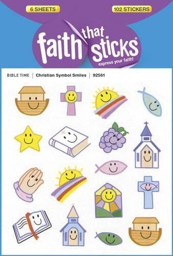 Christian Symbol Smiles Stickers (Faith That Sticks