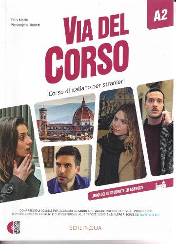 Via del Corso A2 - Libro dello studente ed esercizi (+ Audio + Video)