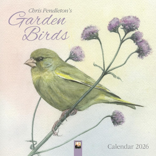 Chris Pendleton Garden Birds Wall Calendar 2026 (Art Calendar