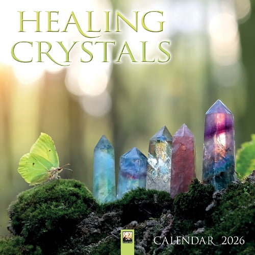 Healing Crystals Wall Calendar 2026 (Art Calendar