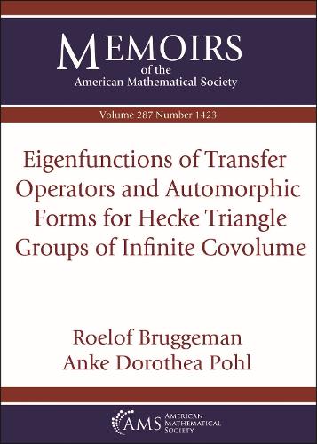 Eigenfunctions of Transfer Operators and Automorphic Forms for Hecke Triangle Groups of Infinite Covolume