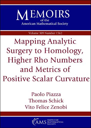 Mapping Analytic Surgery to Homology, Higher Rho Numbers and Metrics of Positive Scalar Curvature