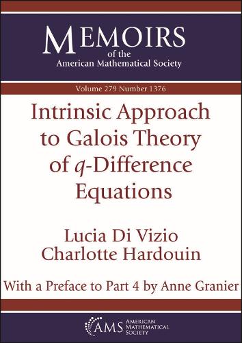 Intrinsic Approach to Galois Theory of $q$-Difference Equations
