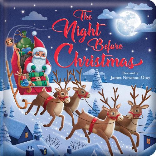 The Night Before Christmas: Padded Board Book: Picture Storybook (Story Time