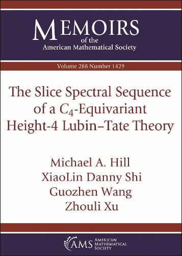 The Slice Spectral Sequence of a $C_4$-Equivariant Height-4 Lubin-Tate Theory (Memoirs of the American Mathematical Society