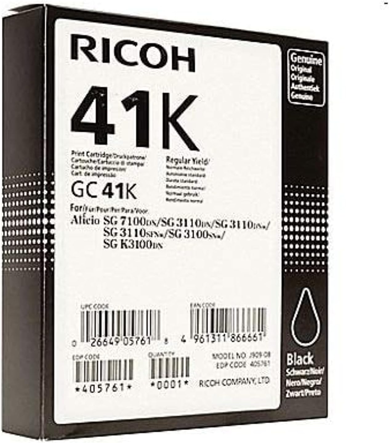 Ricoh 405761 SG3110DN Ink