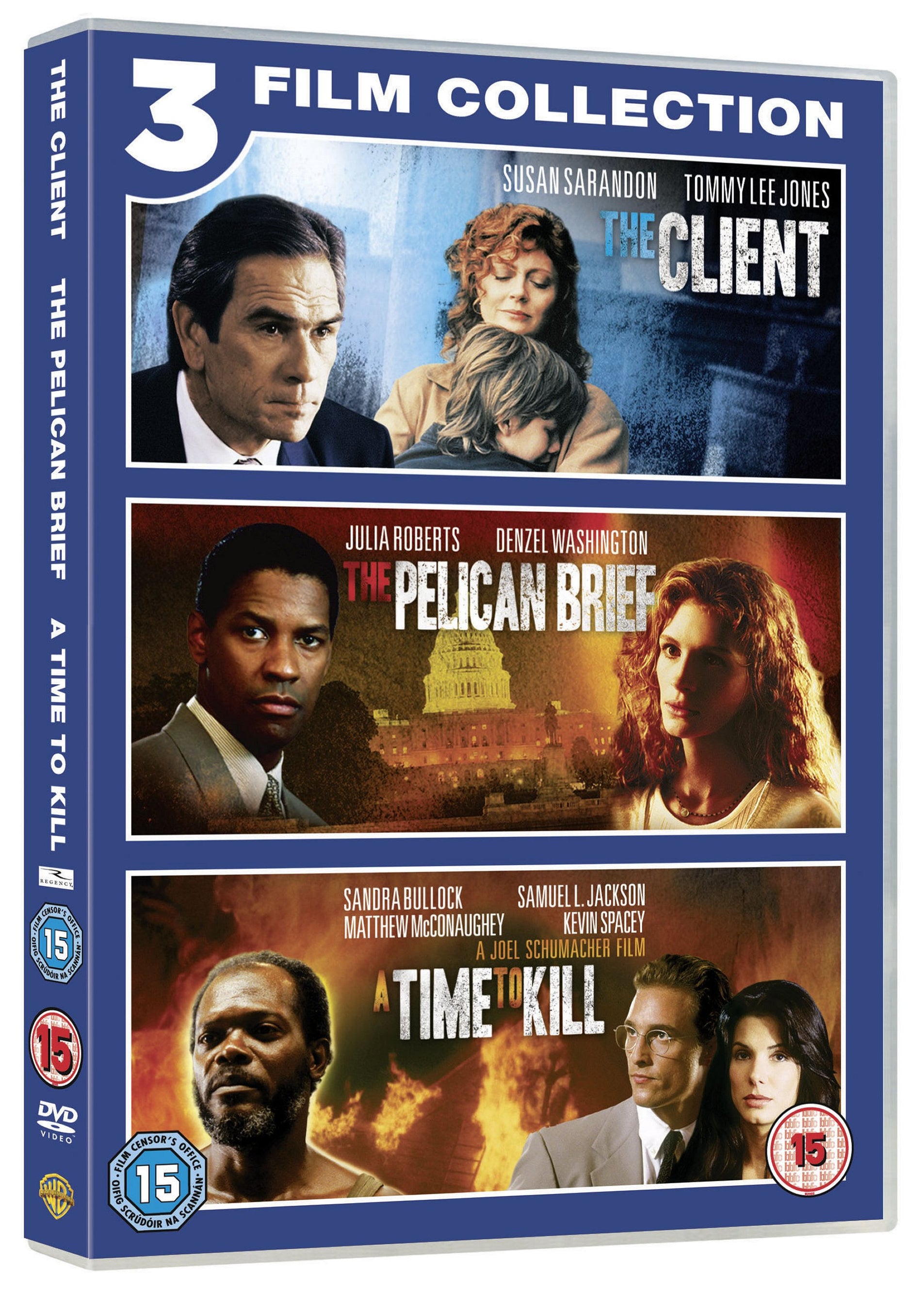 ENGLISCH SPRACHIGER ARTIKEL - The Client / Pelican Brief / Time to Kill (1 DVD