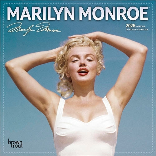 Marilyn Monroe Official 2026 7 X 14 Inch (Hanging) Monthly Mini Wall Calendar