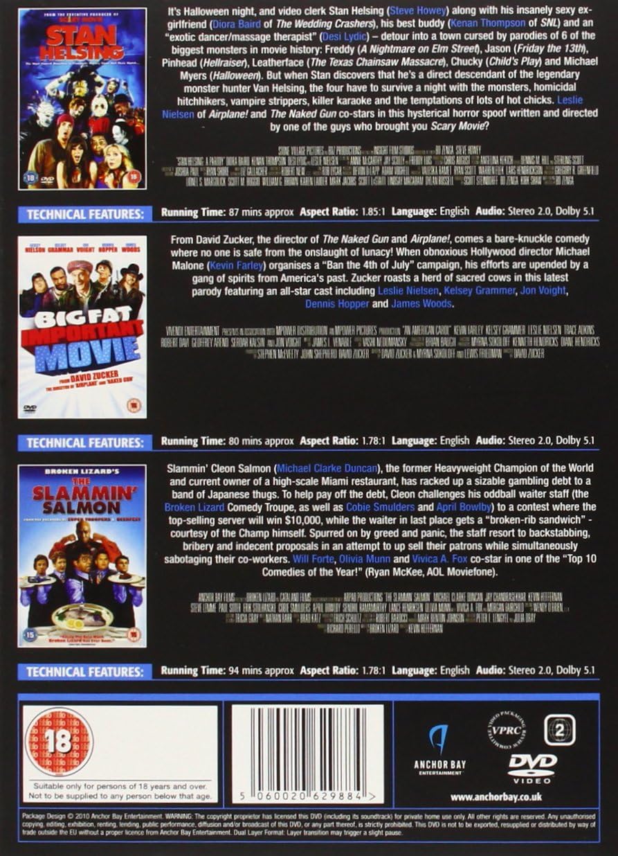 Comedy Collection (Stan Helsing/Big Fat Important Movie/Slammin' Salmon)