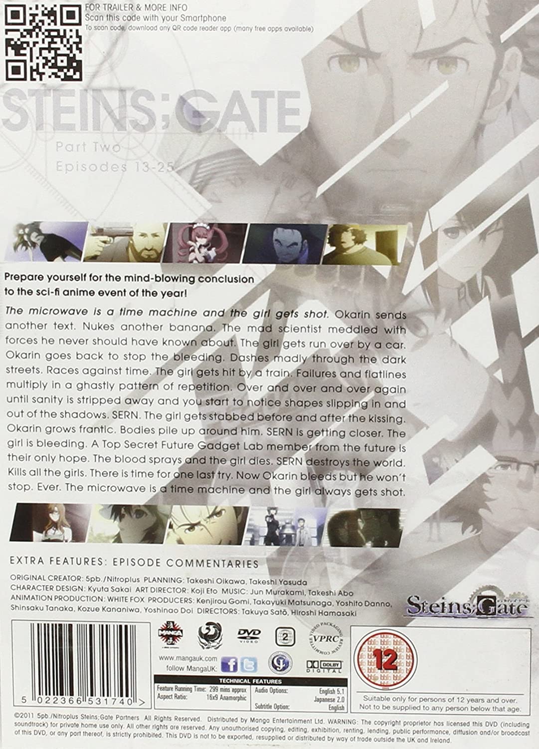 Steins Gate Part 2 (Episodes 13-25)