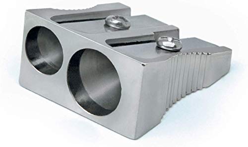 ValueX Double Hole Pencil Sharpener Metal - R14DCDM2