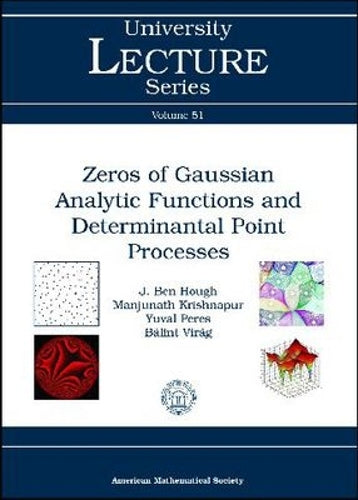 Zeros of Gaussian Analytic Functions and Determinantal Point Processes