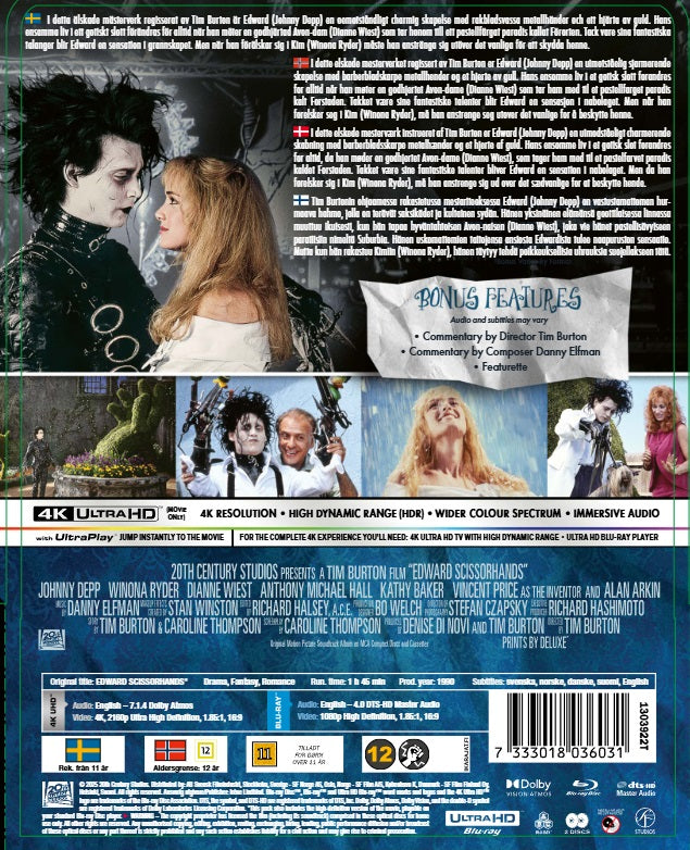 Edward Scissorhands Steelbook