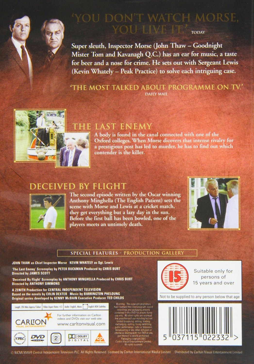 Inspector Morse - Last Enemy / Deceived by Flight