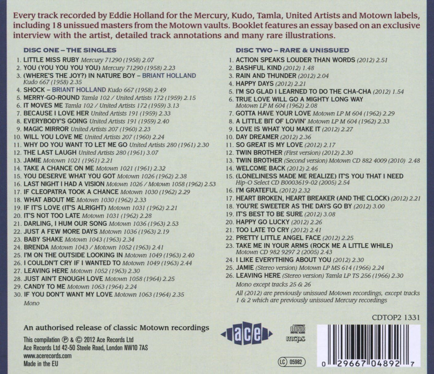 It Moves Me: The Complete Recordings 1958-1964