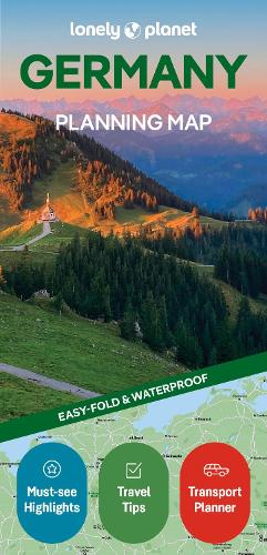 Lonely Planet Germany Planning Map