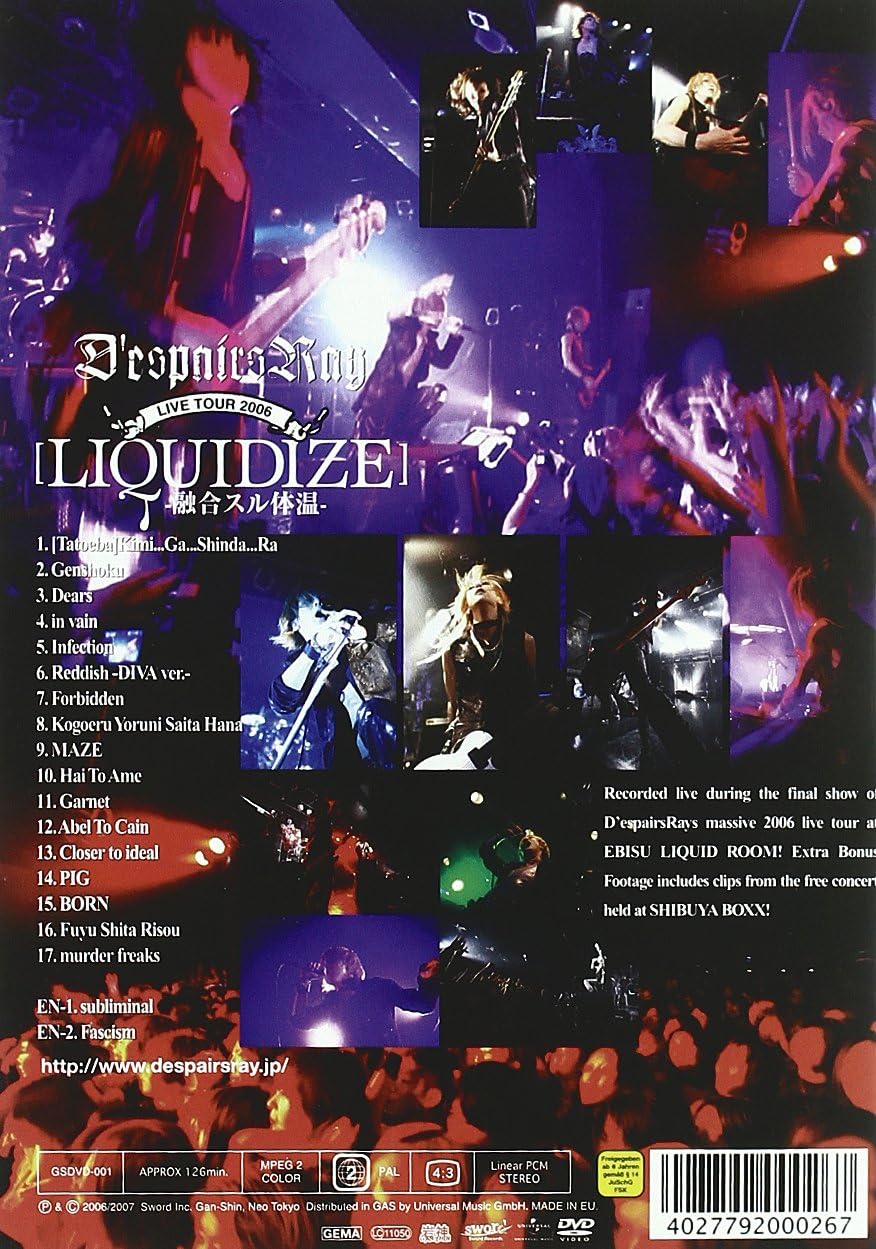 D'espairs Ray - Liquidize