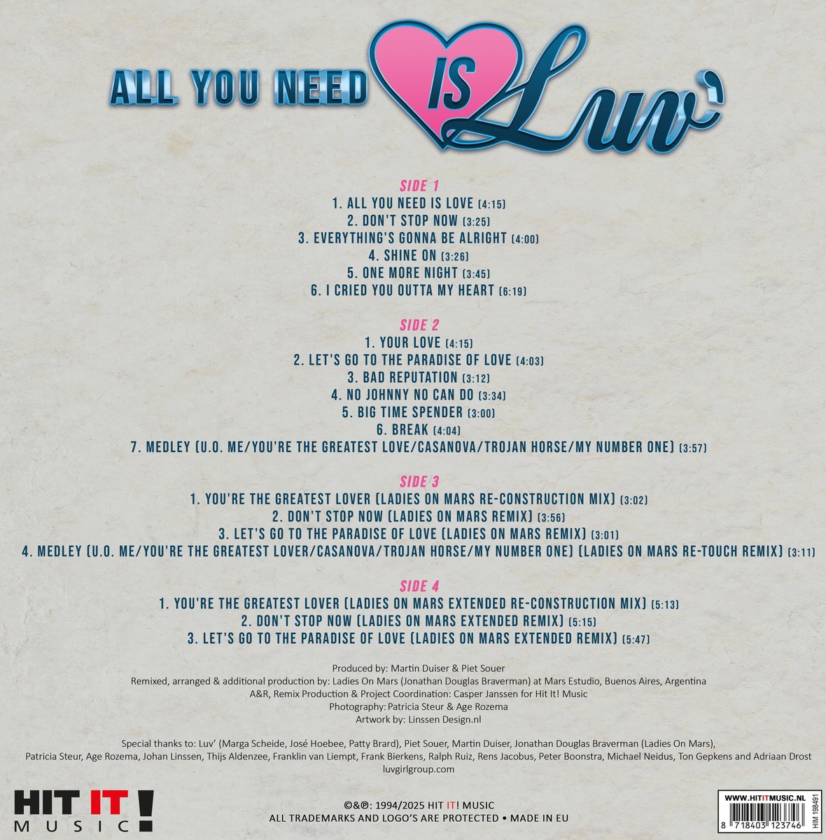 All You Need Is Luv'