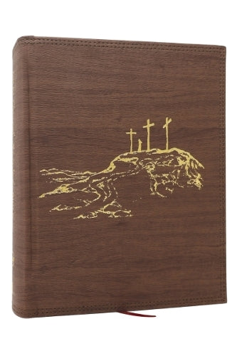 NKJV, Journal the Word Reference Bible: Let Scripture Explain Scripture. Reflect on What You Learn (Brown Leathersoft over Board, Red Letter, Comfort Print)