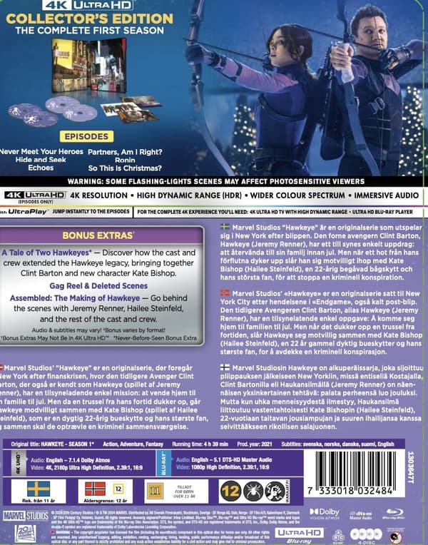 Hawkeye Season 1 Steelbook