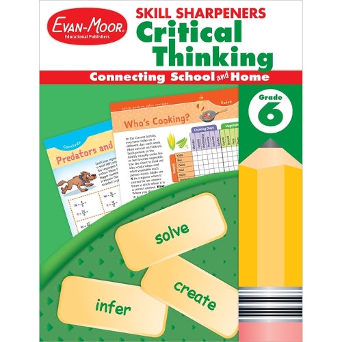 Skill Sharpeners: Critical Thinking, Grade 6 Workbook
