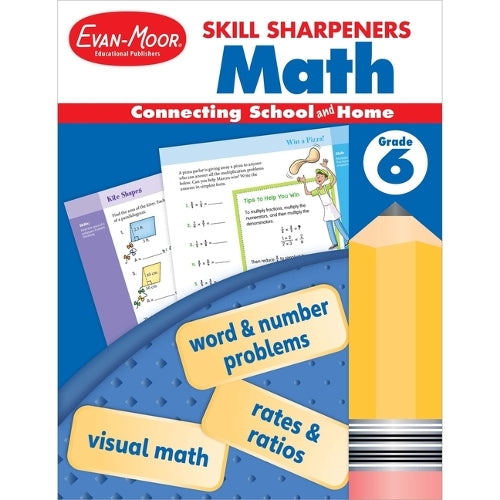 Skill Sharpeners: Math, Grade 6 Workbook