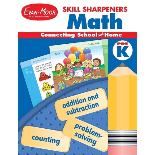 Skill Sharpeners: Math, Prek Workbook