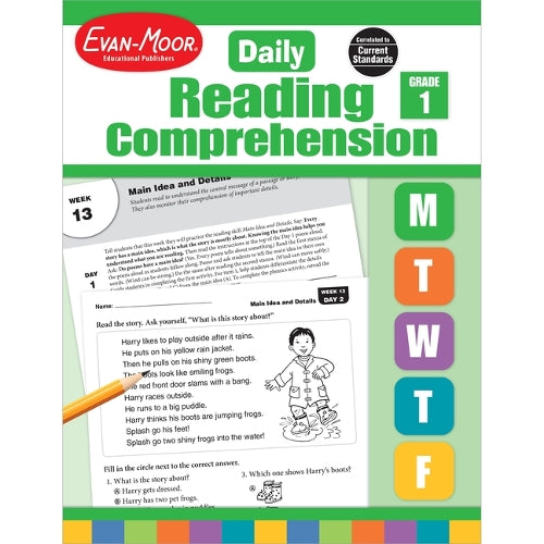 Daily Reading Comprehension, Grade 1 Teacher Edition