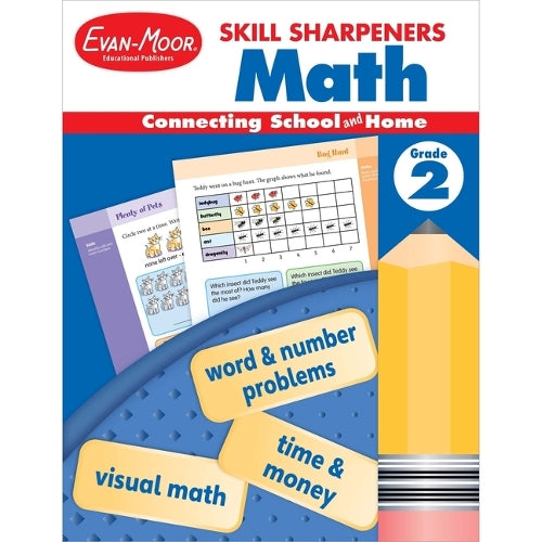 Skill Sharpeners: Math, Grade 2 Workbook