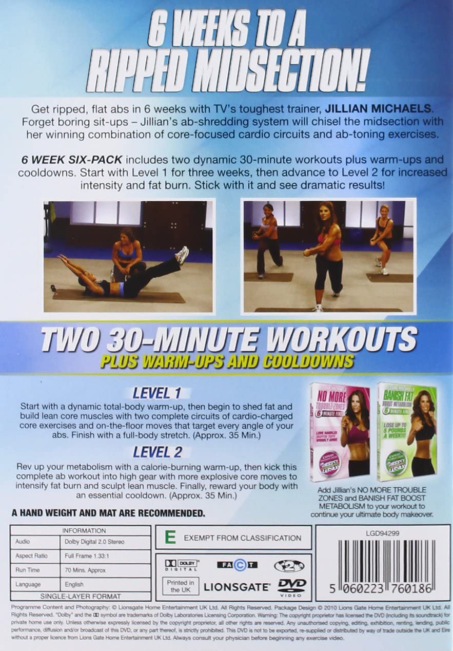 Jillian Michaels: 6 Week Six-Pack