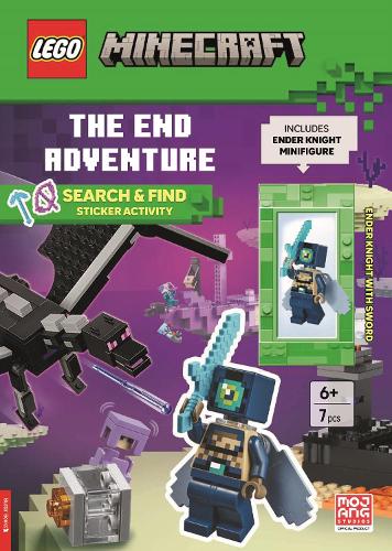 LEGO® Minecraft™: The End Adventure Search & Find Sticker Activity Book (with Ender Knight minifigure and sword)