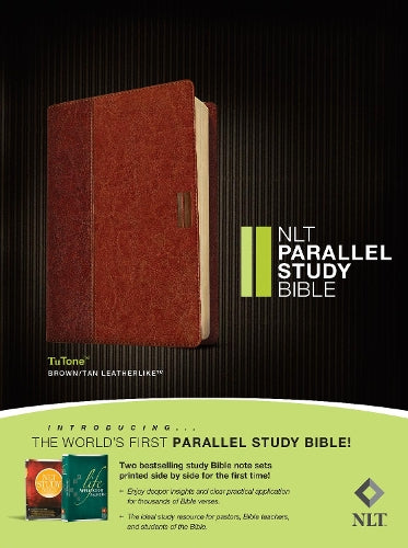 NLT Parallel Study Bible Tutone Brown/Tan